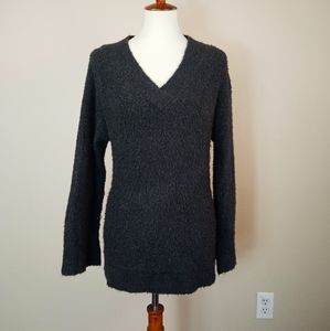 Anthropologie‐ Oversized Gray V-neck sweater